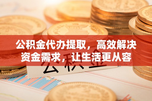 潮阳公积金代办提取，高效解决资金需求，让生活更从容
