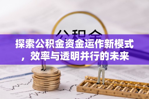 潮阳探索公积金资金运作新模式，效率与透明并行的未来