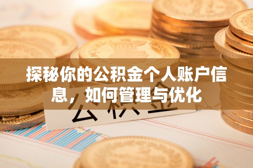 潮阳探秘你的公积金个人账户信息，如何管理与优化