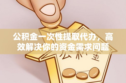 潮阳公积金一次性提取代办，高效解决你的资金需求问题