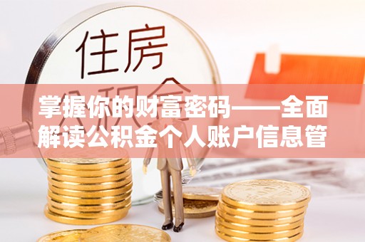 潮阳掌握你的财富密码——全面解读公积金个人账户信息管理与优化