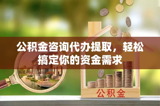 潮阳公积金咨询代办提取，轻松搞定你的资金需求