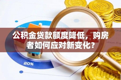 潮阳公积金贷款额度降低，购房者如何应对新变化？