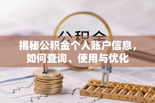 潮阳揭秘公积金个人账户信息，如何查询、使用与优化
