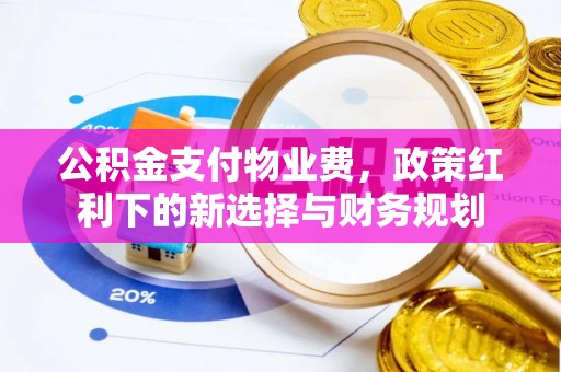 潮阳公积金支付物业费，政策红利下的新选择与财务规划