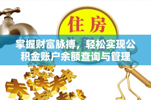 潮阳掌握财富脉搏，轻松实现公积金账户余额查询与管理