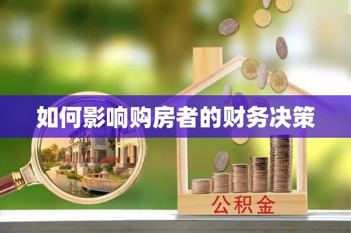潮阳如何影响购房者的财务决策