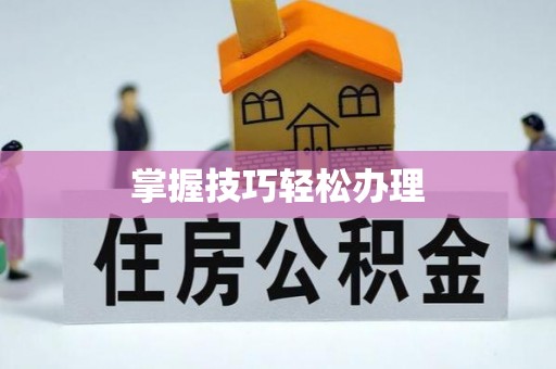 潮阳掌握技巧轻松办理