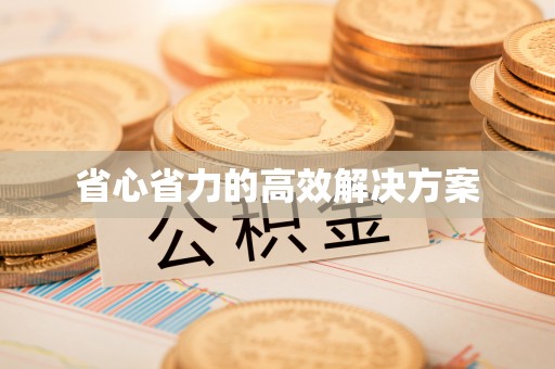 潮阳省心省力的高效解决方案