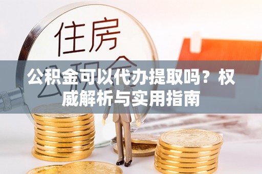 潮阳公积金可以代办提取吗？权威解析与实用指南