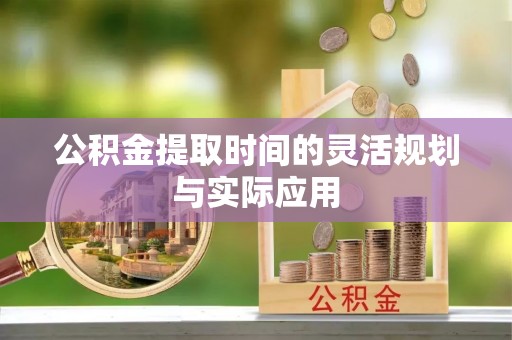 潮阳公积金提取时间的灵活规划与实际应用