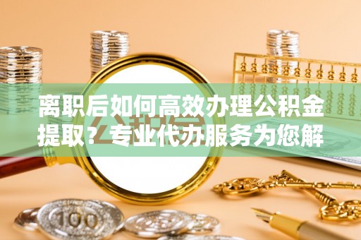 潮阳离职后如何高效办理公积金提取？专业代办服务为您解忧